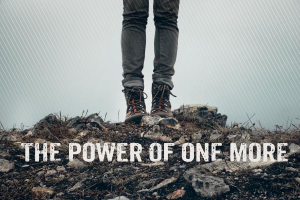 The Power of ONE More
