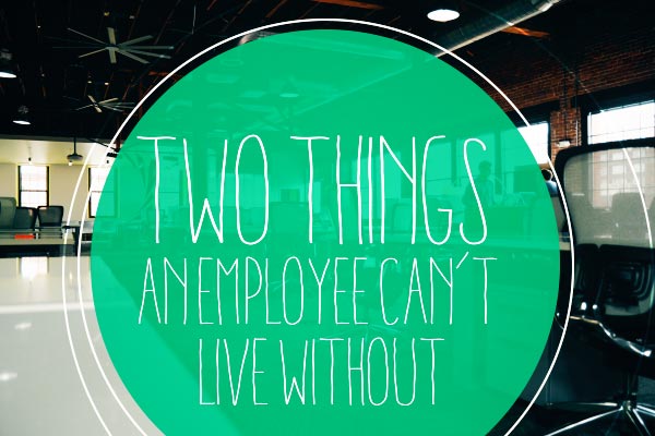 Two Things An Employee Can’t Live Without
